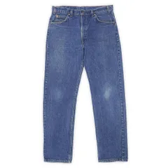 リーバイス Levi's 90s 90年代 505 デニムパンツ ジーンズ オレンジタブ 旧タグ MADE IN USA アメリカ製 アメカジ 501 517 ヴィンテージ 古着 メンズ インディゴブルー W36 L32【中古】
