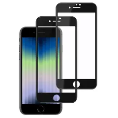 【2枚セット】 iPhone SE2 iPhone SE3 用 ガラスフィルム iPhoneSE 第2世代 / 第3世代 アイフォン SE2 SE3 あいふおん SE 2020 2023 液晶保護 フィルム 強化ガラス 【指紋防止/気泡ゼロ/干渉し