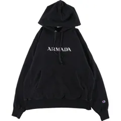 古着 チャンピオン Champion リバースウィーブ 復刻 単色タグ スウェットプルオーバーパーカー メンズXL/eaa363680