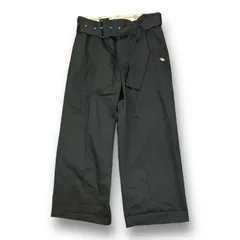 定価33000円 FACETASM 23SS DICKIES BELTED BIG HEART PANTS コラボ ベルテッド ワイド パンツ ファセッタズム ディッキーズ ABH-PT-M03  ブラック  4   54413Aのサムネイル