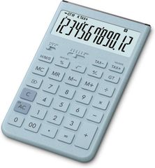 カシオ計算機　カラフルデザイン電卓 グレイッシュブルー　JT-200T-BU-N