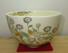 送料込【逢絢亭・新品】茶道具 茶碗 京焼 仁清 紫陽花の図 手塚岳陵 共箱入り 送料込【逢絢亭・新品】茶道具 茶碗 京焼 仁清 紫陽花の図 手塚岳陵 共