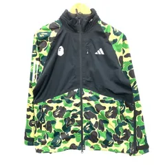 【中古品】A BATHING APE アベイシングエイプ ADIDAS GOLF ABC CAMO JACKET ナイロンジャケット アウター ブランド 古着 【142-250928-gm-30-fuz】