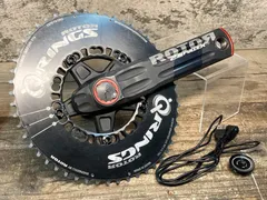 ROTOR 3Dクランクセット クランク長165mm楕円チェーンリング付 ROTOR 3Dクランクセット クランク長165mm楕円チェーンリング付