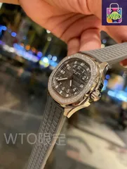 ご購入大歓迎です パテックフィリップのスーパーピンクの腕時計です 黒色 白 自動巻き｜本日限定特価｜新品未使用--WTO輸入2