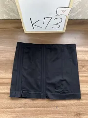 [CtriLady] 肋骨 コルセット くびれ 女性 作業用 サポーター ウエストニッパー 腹巻き レディース 2XL/3XL ブラック　管理K73