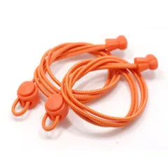 【送料無料1000円】ほどけない 靴ひも 靴紐 オレンジ 結ばない 伸縮 スニーカー ランニング シューズ ビジネス 子供 高齢者 交換 おしゃれ 便利 簡単 フィット 快適 時短 立ち仕事 アウトドア シンプル カラフル　cw-a-3423
