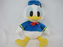 中古品 ディズニー ぬいぐるみ ドナルドダック Fuku Fuku超超BIGぬいぐるみ タグ付き