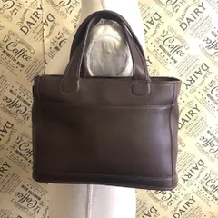オールドコーチ ハンドバッグ 革 旅行 茶 ビジネス FT108