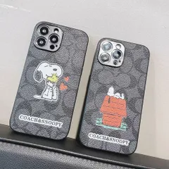 スヌーピー iPhoneケース スマホケース　アイフォン ケース レンズ保護 ワイヤレス充電対応 指紋防止 全機種対応