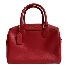 ✨極美品✨希少カラー　コーチ　ミニボストン　ミニベネット　2way 内側総柄　赤 ✨極美品✨希少カラー コーチ ミニボストン ミニベネット 2way
