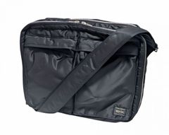 美品 ポーター ショルダーバッグ メッセンジャーバッグ タンカー ブラック 黒 ナイロン メンズ レディース PORTER 吉田かばん 622-77137