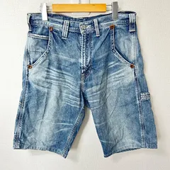 (^w^)b Levi's リーバイス 503 デニムショートパンツ ハーフパンツ シンチバック 綿100% ジーンズ ジーパン アメカジ 古着MIX デイリー タウンユース ライトブルー メンズ サイズW32