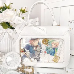 痛バッグ 痛バ 痛ショルダー 小さい 小さめ 推し活 推し 推しバッグ クリア 缶バッチ ショルダーバッグ レディース クリアバッグ イベント おしゃれ プレゼント ギフト 誕生日 推し活バッグ かわいい 可愛い 人気 JK 透明窓