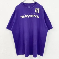 【古着】Ravens NFL ゲームシャツ　オーバーサイズ　XL NFL BALTIMORE RAVENS ゲームシャツ ユニフォーム メンズXXL