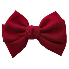 特価　クリップ バレッタ ヘアアクセサリー 袴 卒園式 和装 発表会 大きめ 浴衣 リボン 洋服 髪飾り ワインレッド GFun