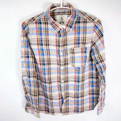 エーグル 長袖 チェックシャツ M レディース AIGLE アウトドアウェア