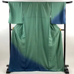 ★良品★ 1円 正絹 縮緬 作家物『斉藤三才』暈し グラデーション 高級 袷 長羽織 身丈70cm 裄62cm ◆逸品◆【夢職】 2025年最新Yahoo!オークション -斉藤三才(色無地)の中古品・新品