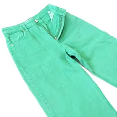 ZARAザラ▼カットオフワイドカラーデニム▼USA2サイズ▼ウエスト約70cm