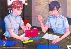 【中古】ポスター [単品] 描きおろしイラストB2布ポスター 荒井昭二＆坂上修一 「Switchソフト アパシー 鳴神学園七不思議 ステラセット」 同梱特典