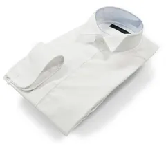 【人気商品】ウイングカラーシャツ単品 結婚式 シングルカフス 新郎 ウエディング [タキシードステーション] 定番3 (41-82)