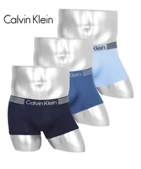 カルバンクライン ボクサーパンツ メンズ セット 3枚 前閉じ 下着 Calvin Klein ck ローライズ s m l xl ネイビーブルーセット 正規品 新品 男性 518499