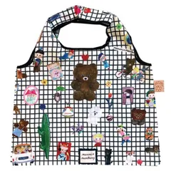 ECOUTE！ マリーニモンティーニ デイリーバッグ チェック エコバッグ エクート くま ワニ いぬ