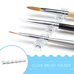 ブラシホルダー クリア ネイル