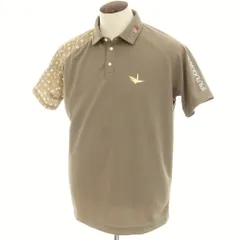 サイズ：5 1PIU1UGUALE3 GOLF 蓄熱 ブルゾン 総柄 ブラウン系