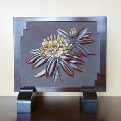希少♪ 高級　彫刻　4枚絵柄　骨董　衝立　パーテーション　仕切り 希少♪ 高級 彫刻 4枚絵柄 骨董 衝立 パーテーション 仕切り