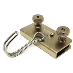 和気産業(Waki Sangyo) サッシフック 耐荷重2kg ネジ式フック 挟んで止める ゴールド 60×55×25mm ?KH-003 0