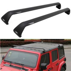 送料無料｜ジープ Wrangler JK/JL/JT専用 アルミ製 ルーフラック クロスバー 車上ラック 荷物ラック 取り付け簡単CYB105人気注目