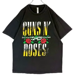 メキシコ製アルスタイルALSTYLEガンズ・アンド・ローゼズGuns N' Roses半袖TシャツロックバンドTシャツバンTアーティストT黒ブラック薔薇ピストル銃ブラック黒ホワイト白レッド赤アメカジvintageヴィンテージ50521