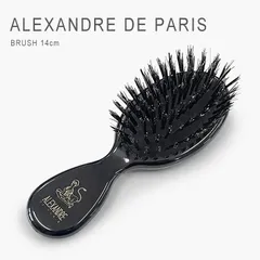 訳あり 新品未使用 アレクサンドル ドゥ パリ ブラシ ヘアブラシ 猪毛 100％ コンパクト 小さめ 髪 アレクサンドルドゥパリ ALEXANDRE DE PARIS BRUSH [14cm] NBRS-50044 [250903-02]
