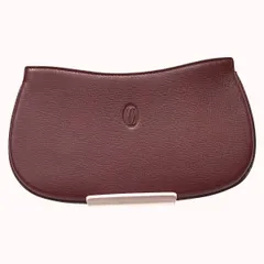 カルティエ　Cartier　マストライン　ボルドー　ブランド小物　ポーチ　レディース　美品