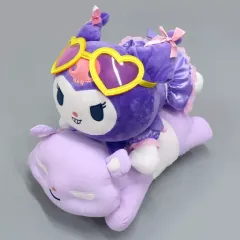 【中古】ぬいぐるみ クロミのぬいぐるみクッションセット 「Happyくじ Sanrio characters NIGHTPOOL」 LAST賞