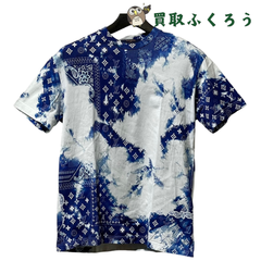 【大人気★完売商品】ルイ・ヴィトン　LOUIS VUITTON　22SS  バンダナ　モノグラム　Tシャツ　クルーネック　半袖 トップス　サイズS