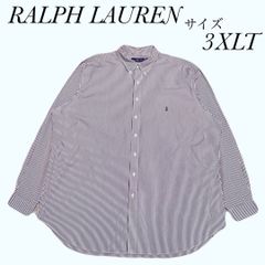 ラルフローレン　RALPH LAUREN BD 長袖シャツ　3XLT ストライプ