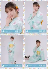 【中古】生写真(乃木坂46) ◇高本彩花/日向坂46ランダム生写真【2022年 浴衣衣装】 4種コンプリートセット