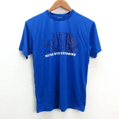 y■新品■ノースフェイス/THE NORTH FACE COLOR DOME TEEフルロゴTシャツ■青【メンズS】MENS/17【中古】
