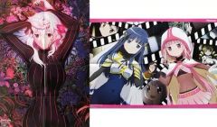 [중고] 포스터 B2 양면 포스터(8개 접기) 마키리 벚꽃-마키리의 컵-/집합 [극장판 Fate/stay night [Heaven's Feel] III.spring song/마기아 레코드 마법 소녀 마도카☆마기카 외전] 월간 뉴 타입 2020년 5월호