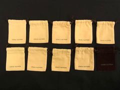 美品 ルイヴィトン アクセサリー用保存袋 巾着袋 10枚セット ベロア