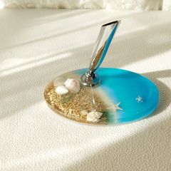 光る海ペンスタンド(ブルー)