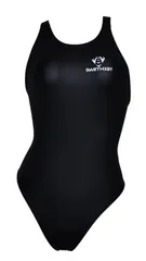 SWIMHXBY 競泳水着 レディース 黒 PU エナメル 280 8-10XL