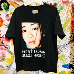 宇多田ヒカル リプリント Tシャツ 半袖 メンズ 新品 個性的 2XL 新品 新品未使用 レトロ 個性的 奇抜 エモい バンドT カットソー 攻め 前衛的 ヴィンテージリプリント  古着 好き綿 男性 衣類 トップス お洒落 ハイデザイン 男性