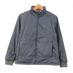ナイキ ナイロンジャケット ウィンドブレーカー CLIMA-FIT スポーツウエア アウター レディース Mサイズ グレー系 NIKE 【中古】