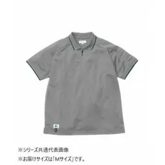 桑和 B7915-61 半袖ハーフジップポロシャツ Mサイズ グレー(7) BEAMS DESIGN