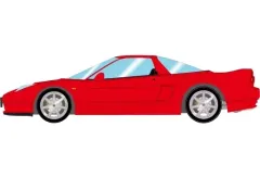 【中古】ミニカー 1/43 Honda NSX (NA2) Type S 2001(ニューフォーミュラレッド) [EM587B]のサムネイル