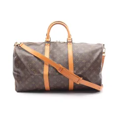 ルイ・ヴィトン LOUIS VUITTON ボストンバッグ キーポル バンドリエール50 モノグラム M41416 PVCコーティングキャンバス レザー キーポル・バンドリエール50 ユニセックス Used B
