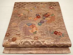 ♦︎きもの結♦︎蘇州刺繍 スワトウ刺繍 袋帯 正倉院更紗 金糸 引箔 正絹♦︎6 ♦︎きもの結♦︎蘇州刺繍 スワトウ刺繍 袋帯 正倉院更紗 金糸